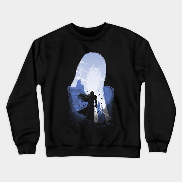 The One Winged Angel Crewneck Sweatshirt by Donnie